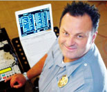 MegaSeg in use by officer/DJ Larry Wohrman